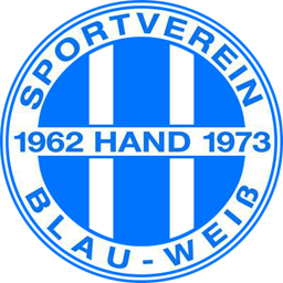 Blau-Weiß Hand