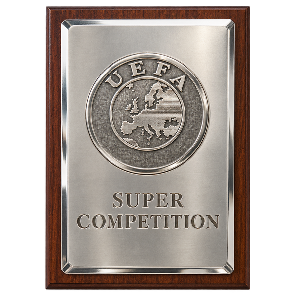 UEFA winners' plaque