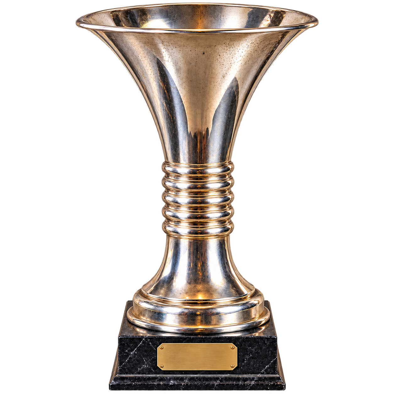 Enlarged special trophy for the tenth championship